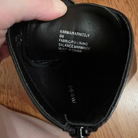 NWOT MADDEN GIRL COMBAT HEEL BOOTS SIZE 6 - Picture 4 of 6